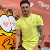 Chiplenak - Yellow T-Shirt for Men (PRE-ORDER DISPATCH DATE 25 DECEMBER 2021) - Sarman Fashion - Wholesale Clothing Fashion Brand for Men from Canada