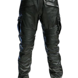 Chtravonov - Pu Leather Pants for Men - Sarman Fashion - Wholesale Clothing Fashion Brand for Men from Canada