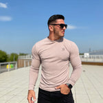 Cinclodes - Cream Long Sleeves Shirt for Men (PRE-ORDER DISPATCH DATE 25 DECEMBER 2021) - Sarman Fashion - Wholesale Clothing Fashion Brand for Men from Canada