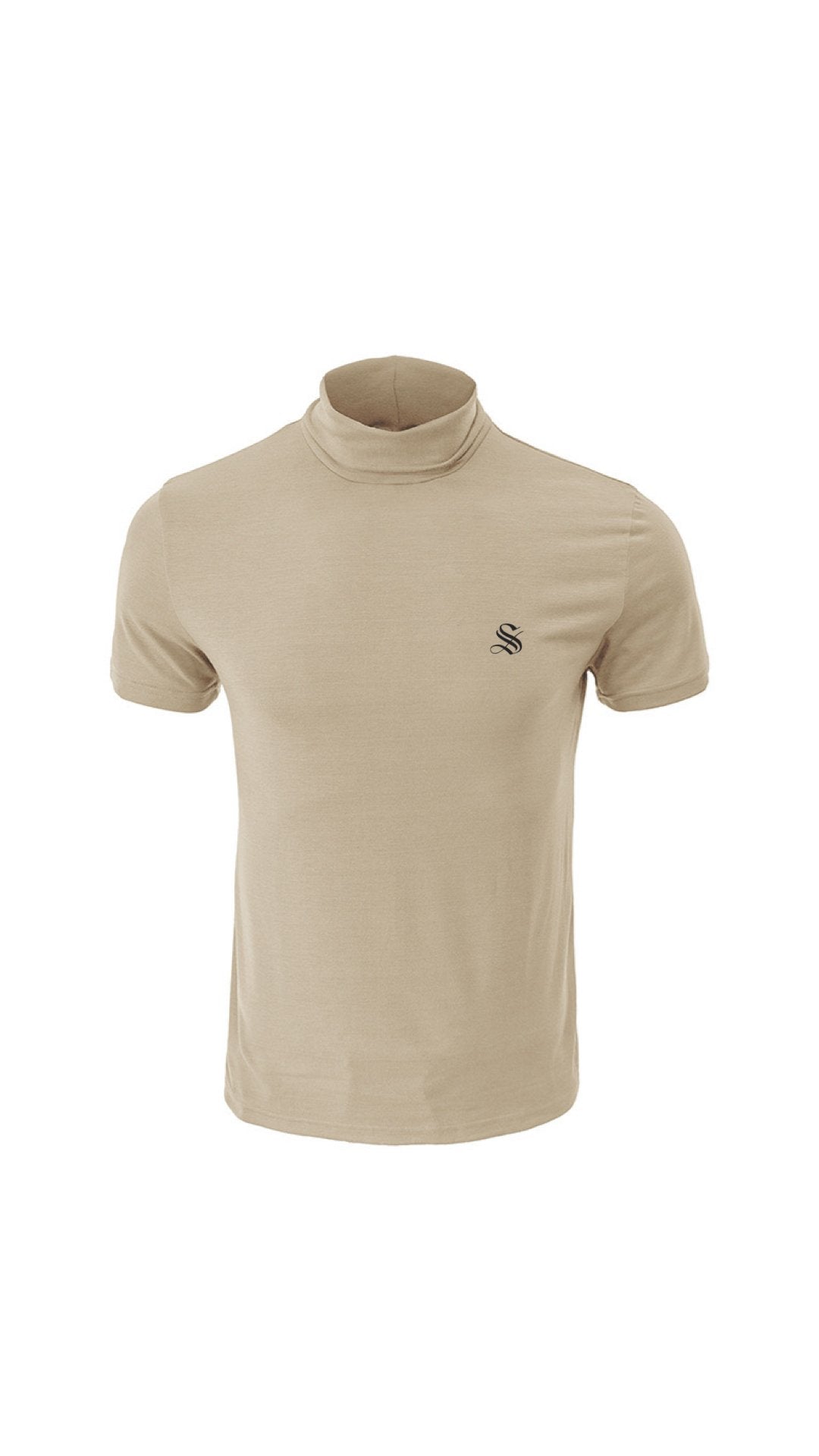 Classolo - High Neck T-shirt for Men - Sarman Fashion - Wholesale Clothing Fashion Brand for Men from Canada