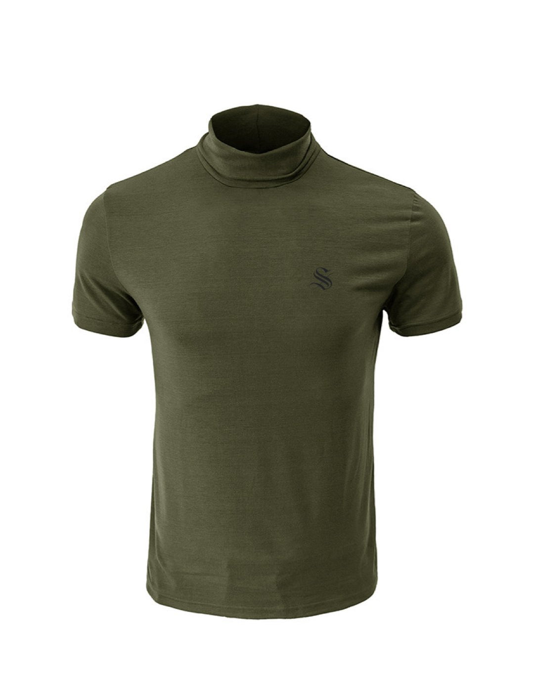 Classolo - High Neck T-shirt for Men - Sarman Fashion - Wholesale Clothing Fashion Brand for Men from Canada
