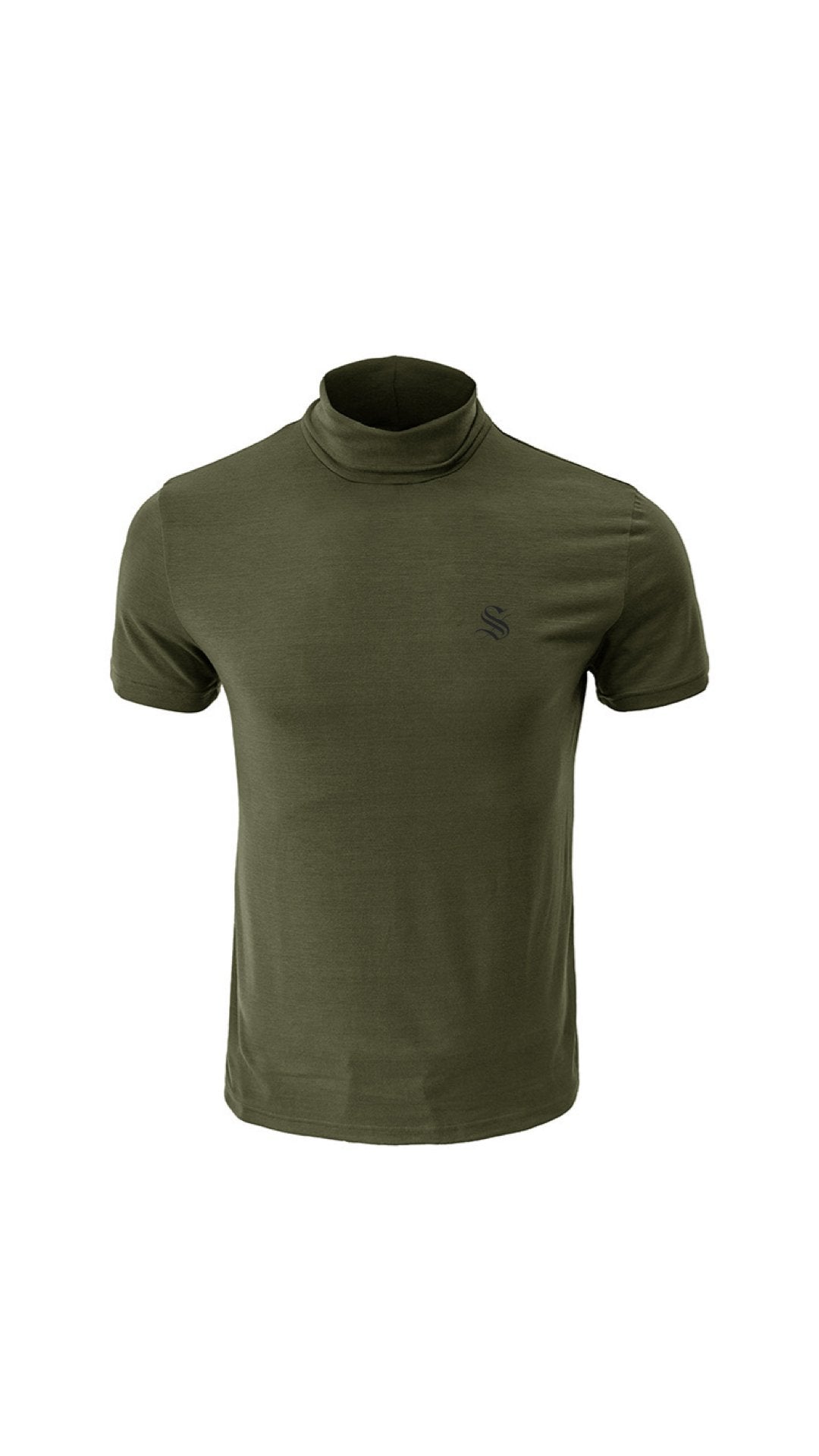 Classolo - High Neck T-shirt for Men - Sarman Fashion - Wholesale Clothing Fashion Brand for Men from Canada