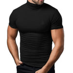 Classolo - High Neck T-shirt for Men - Sarman Fashion - Wholesale Clothing Fashion Brand for Men from Canada