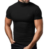 Classolo - High Neck T-shirt for Men - Sarman Fashion - Wholesale Clothing Fashion Brand for Men from Canada