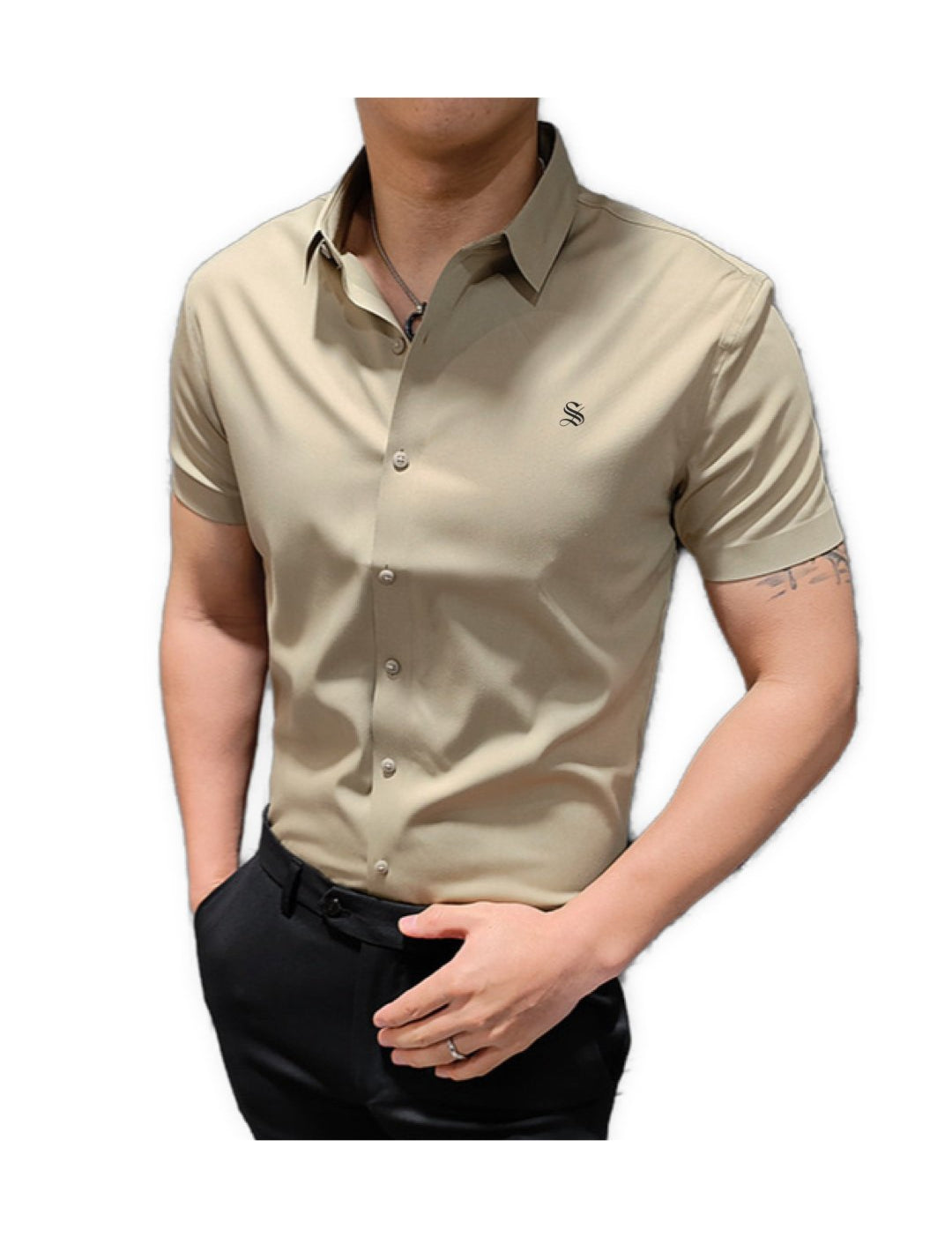 Clean Cut 2 - Short Sleeves Shirt for Men - Sarman Fashion - Wholesale Clothing Fashion Brand for Men from Canada