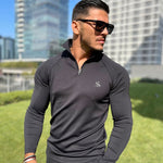 Clean Look - Black Long Sleeves Top for Men (PRE-ORDER DISPATCH DATE 25 DECEMBER 2021) - Sarman Fashion - Wholesale Clothing Fashion Brand for Men from Canada