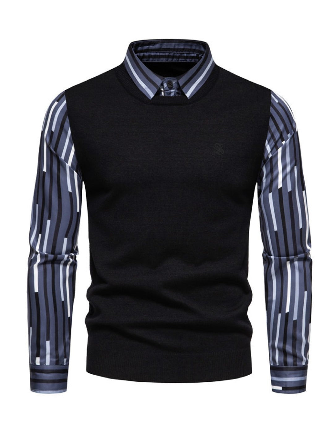 Closhoi - 1 Piece Long Sleeves Shirt for Men - Sarman Fashion - Wholesale Clothing Fashion Brand for Men from Canada