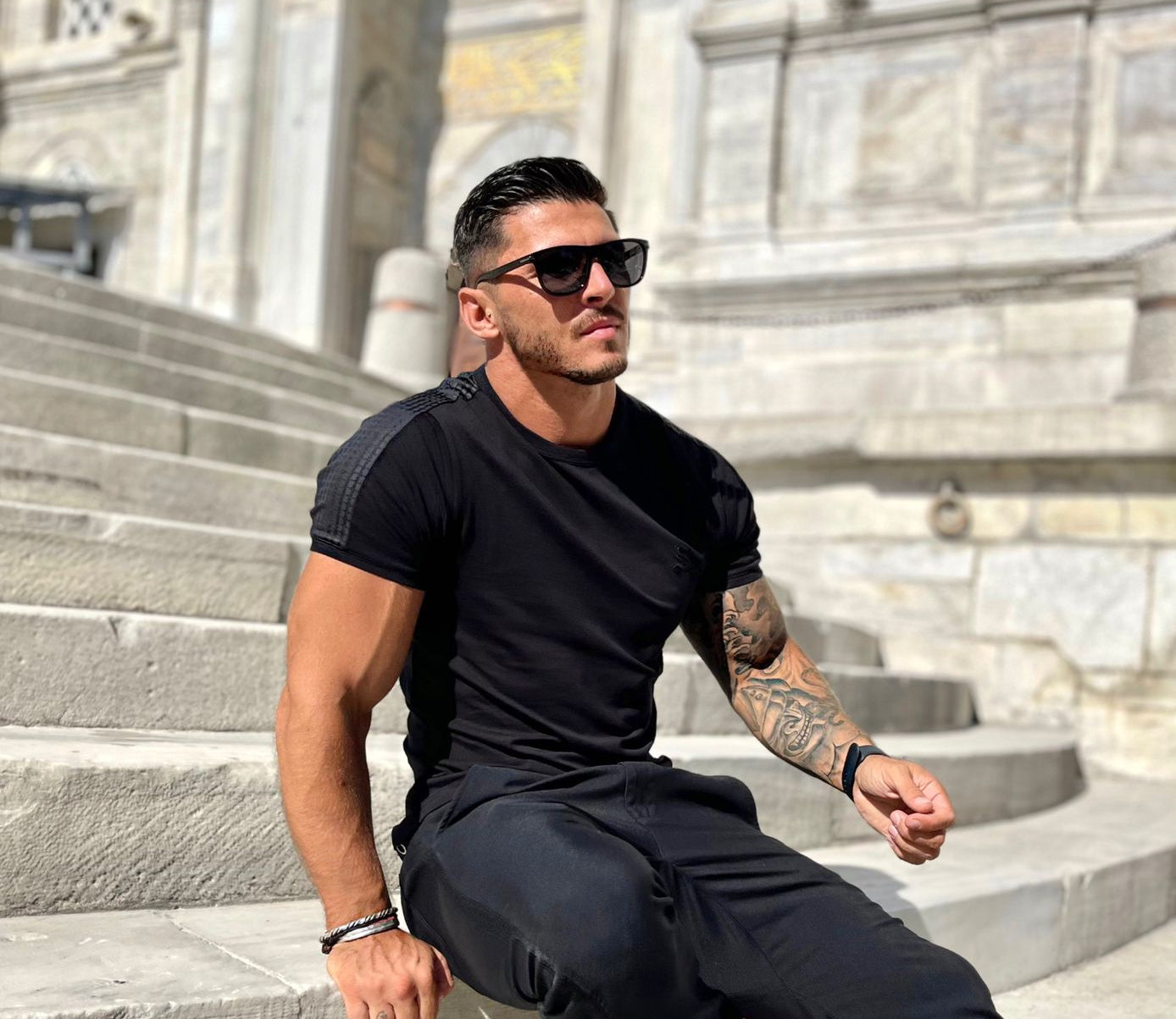 Cobra - Black T-Shirt for Men (PRE-ORDER DISPATCH DATE 25 DECEMBER 2021) - Sarman Fashion - Wholesale Clothing Fashion Brand for Men from Canada