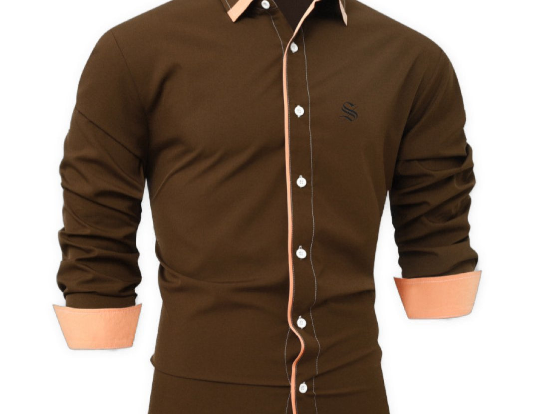 ColorZAR - Long Sleeves Shirt for Men - Sarman Fashion - Wholesale Clothing Fashion Brand for Men from Canada