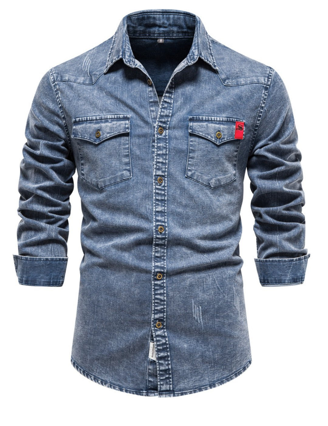 Cowboy #10 - Long Sleeves Shirt for Men - Sarman Fashion - Wholesale Clothing Fashion Brand for Men from Canada