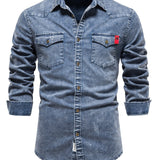 Cowboy #10 - Long Sleeves Shirt for Men - Sarman Fashion - Wholesale Clothing Fashion Brand for Men from Canada
