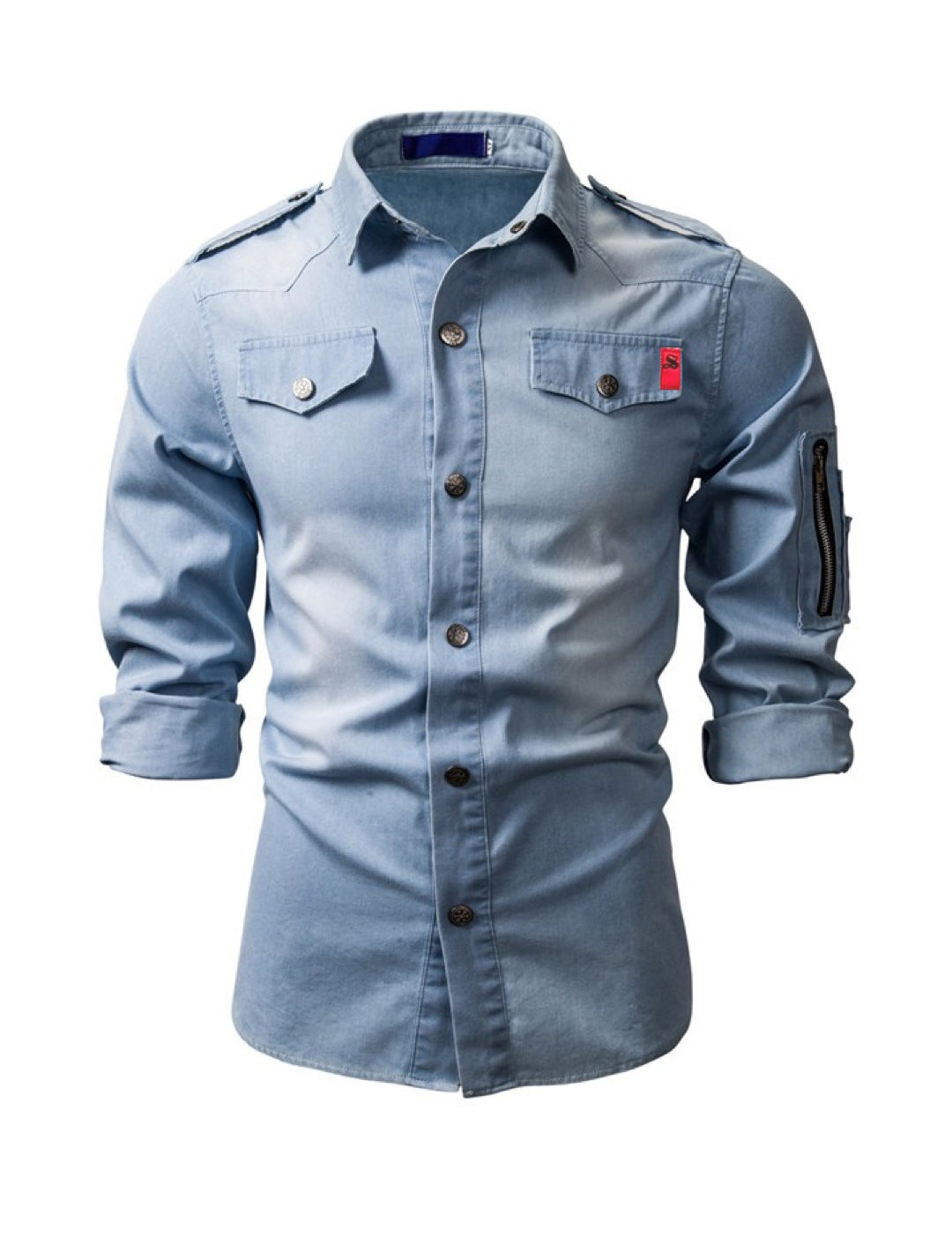 Cowboy #12 - Long Sleeves Shirt for Men - Sarman Fashion - Wholesale Clothing Fashion Brand for Men from Canada