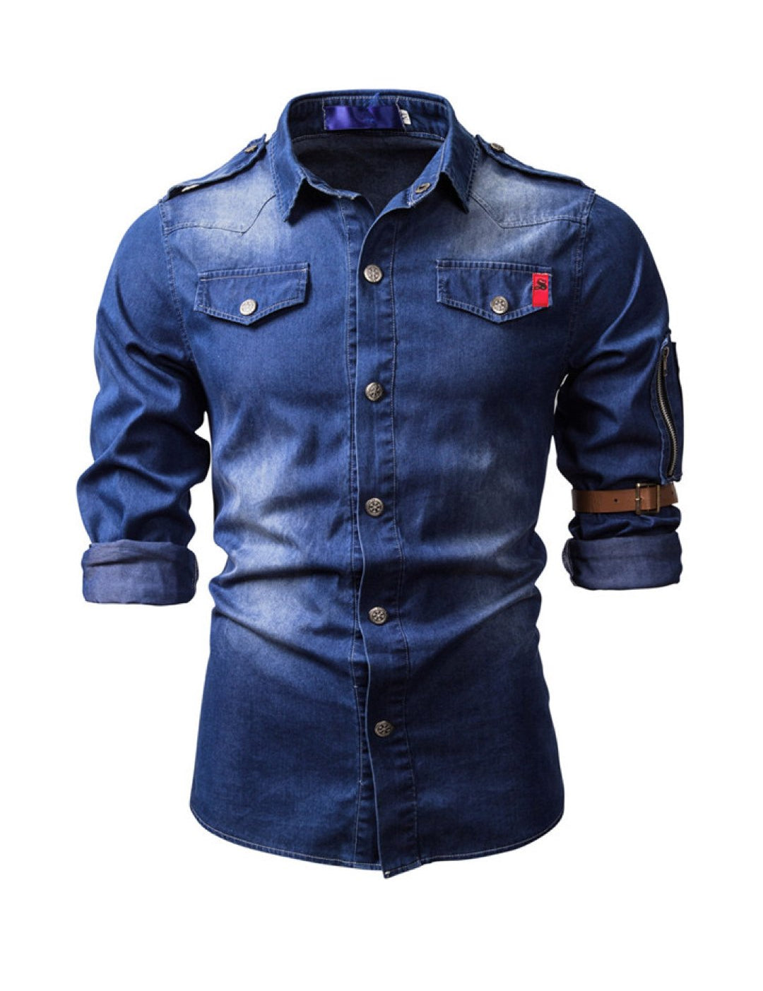 Cowboy #12 - Long Sleeves Shirt for Men - Sarman Fashion - Wholesale Clothing Fashion Brand for Men from Canada