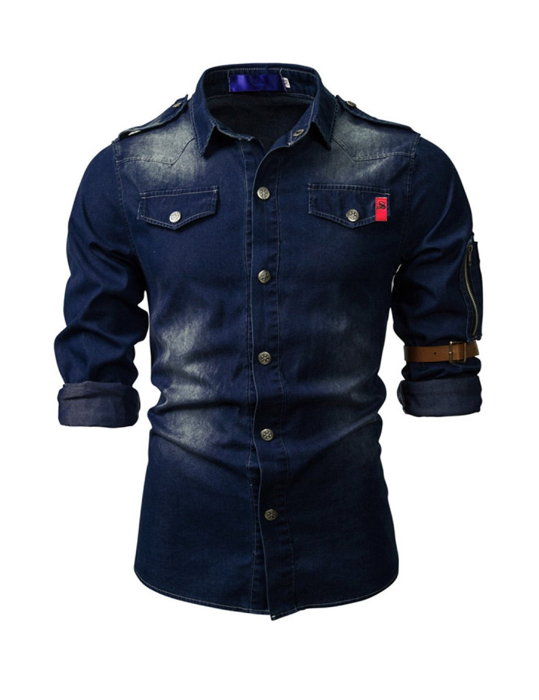 Cowboy #12 - Long Sleeves Shirt for Men - Sarman Fashion - Wholesale Clothing Fashion Brand for Men from Canada
