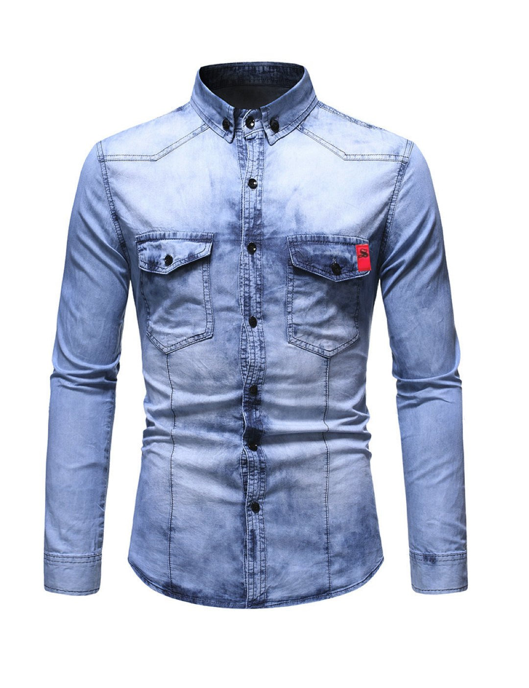 Cowboy #14 - Long Sleeves Shirt for Men - Sarman Fashion - Wholesale Clothing Fashion Brand for Men from Canada