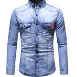 Cowboy #14 - Long Sleeves Shirt for Men - Sarman Fashion - Wholesale Clothing Fashion Brand for Men from Canada