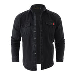 Cowboy #2 - Black Long Sleeves Jeans Shirt for Men (PRE-ORDER DISPATCH DATE 25 DECEMBER 2023) - Sarman Fashion - Wholesale Clothing Fashion Brand for Men from Canada