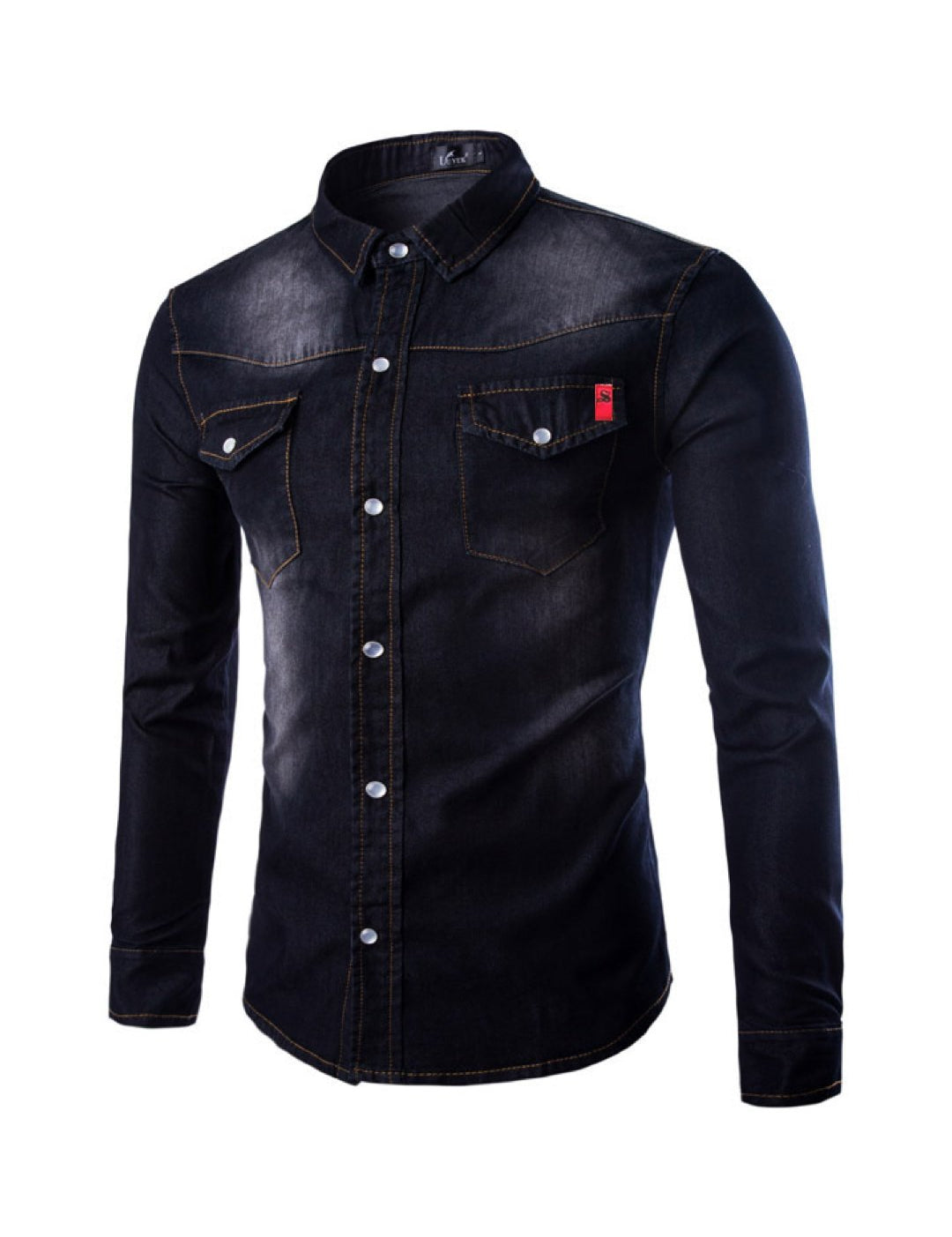 Cowboy #21 - Long Sleeves Shirt for Men - Sarman Fashion - Wholesale Clothing Fashion Brand for Men from Canada