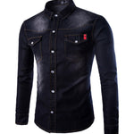 Cowboy #21 - Long Sleeves Shirt for Men - Sarman Fashion - Wholesale Clothing Fashion Brand for Men from Canada