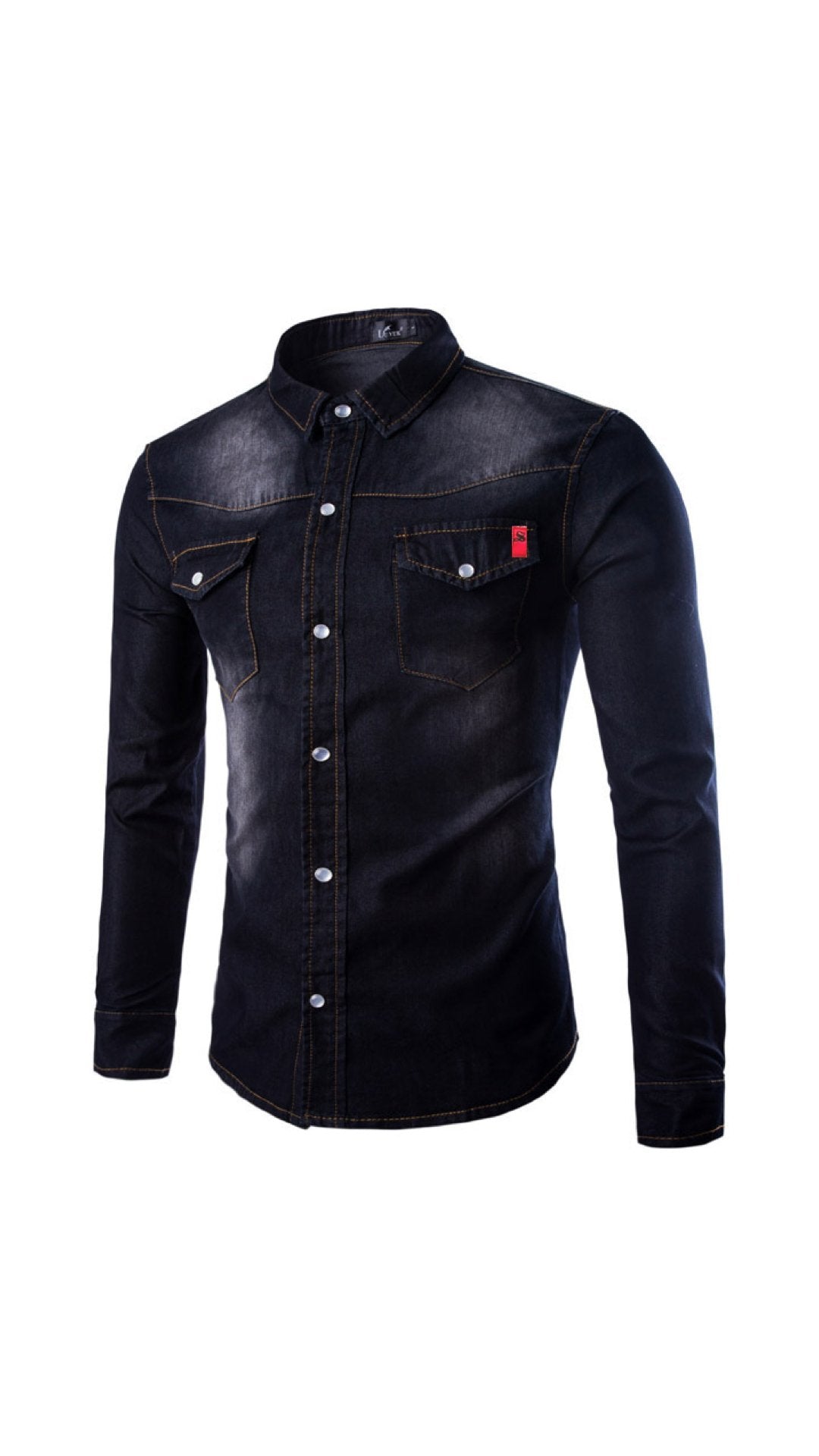 Cowboy #21 - Long Sleeves Shirt for Men - Sarman Fashion - Wholesale Clothing Fashion Brand for Men from Canada