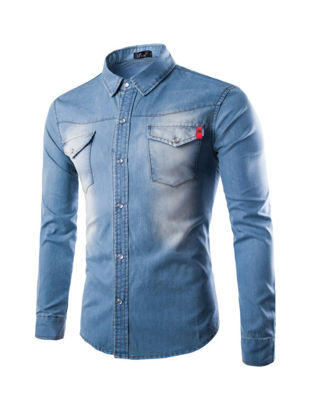 Cowboy #21 - Long Sleeves Shirt for Men - Sarman Fashion - Wholesale Clothing Fashion Brand for Men from Canada