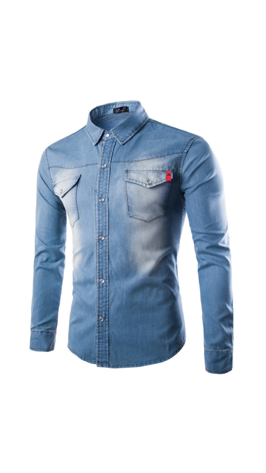 Cowboy #21 - Long Sleeves Shirt for Men - Sarman Fashion - Wholesale Clothing Fashion Brand for Men from Canada