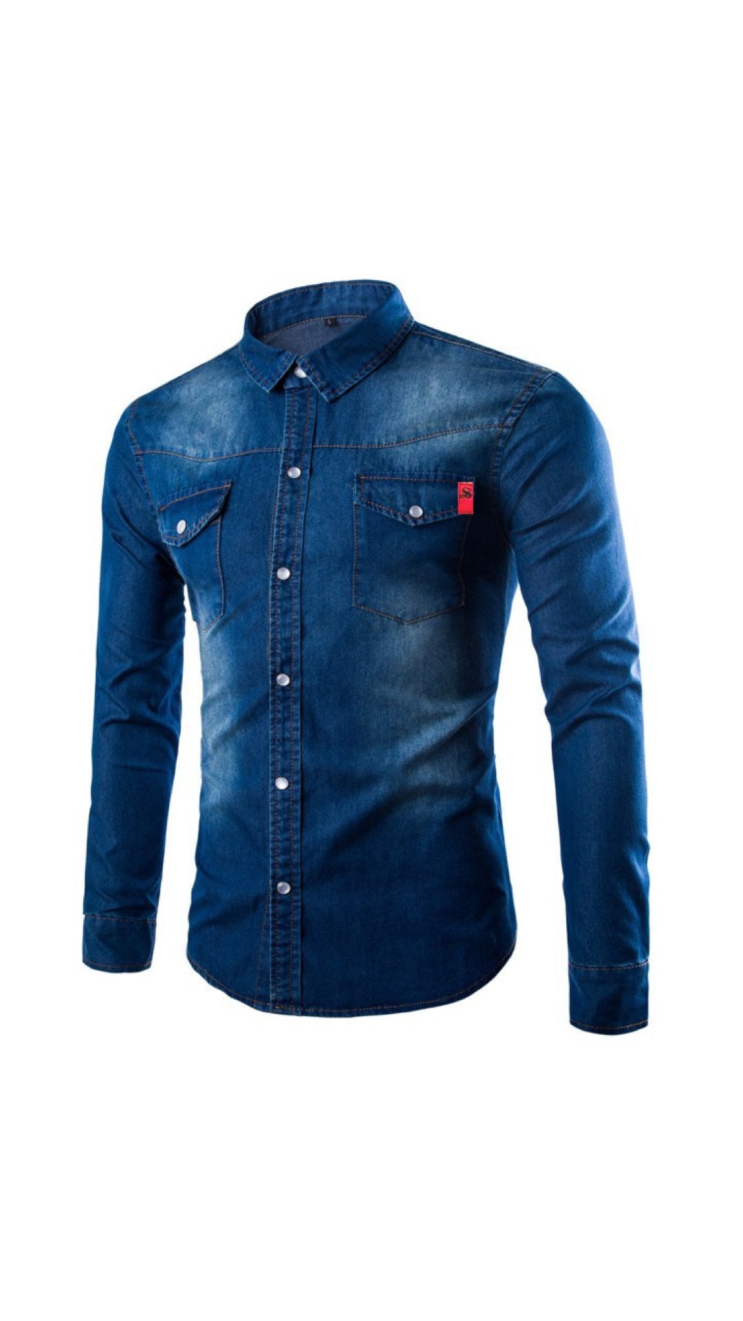 Cowboy #21 - Long Sleeves Shirt for Men - Sarman Fashion - Wholesale Clothing Fashion Brand for Men from Canada