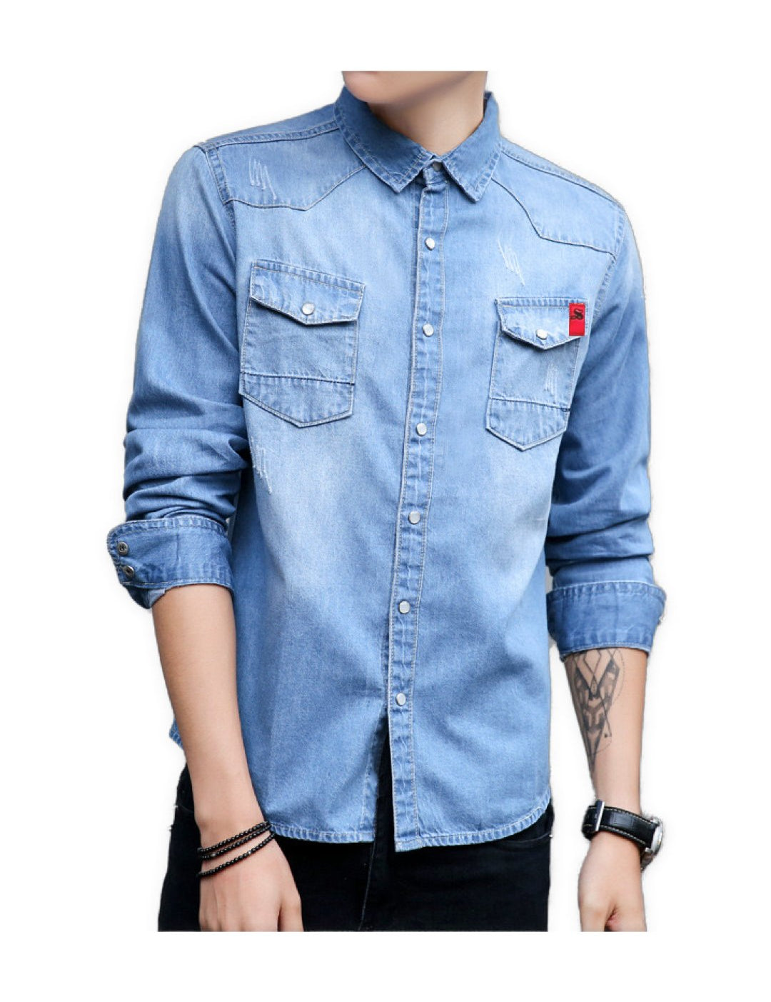 Cowboy #22 - Long Sleeves Shirt for Men - Sarman Fashion - Wholesale Clothing Fashion Brand for Men from Canada