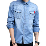 Cowboy #22 - Long Sleeves Shirt for Men - Sarman Fashion - Wholesale Clothing Fashion Brand for Men from Canada