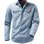 Cowboy #23 - Long Sleeves Shirt for Men - Sarman Fashion - Wholesale Clothing Fashion Brand for Men from Canada