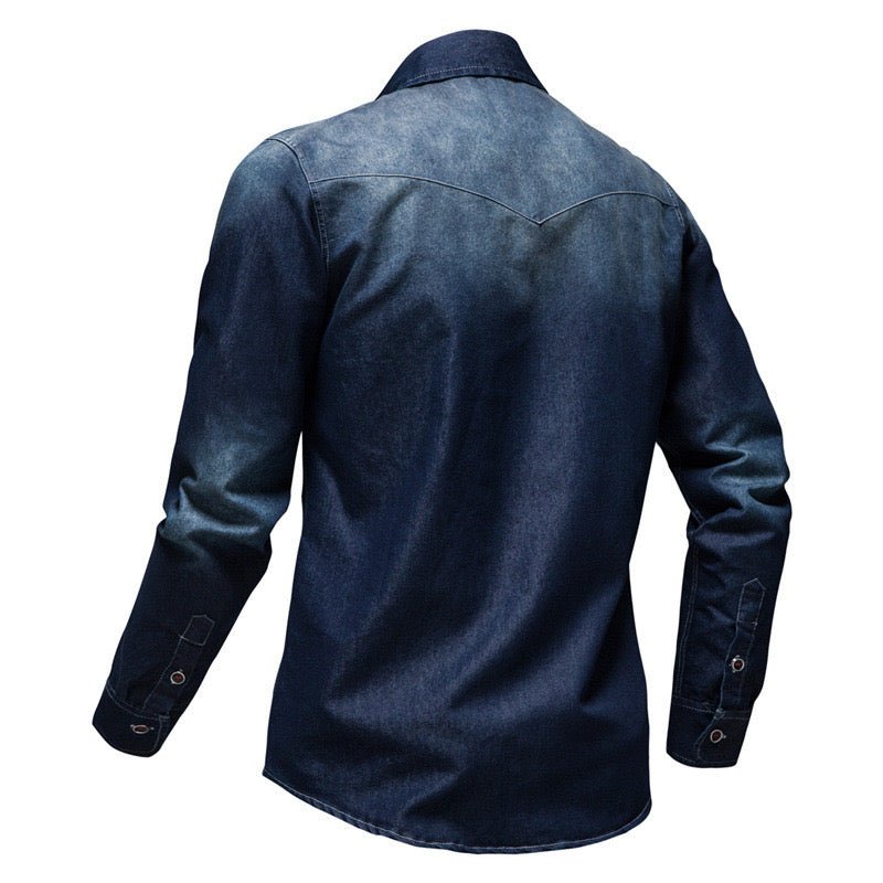 Cowboy #23 - Long Sleeves Shirt for Men - Sarman Fashion - Wholesale Clothing Fashion Brand for Men from Canada