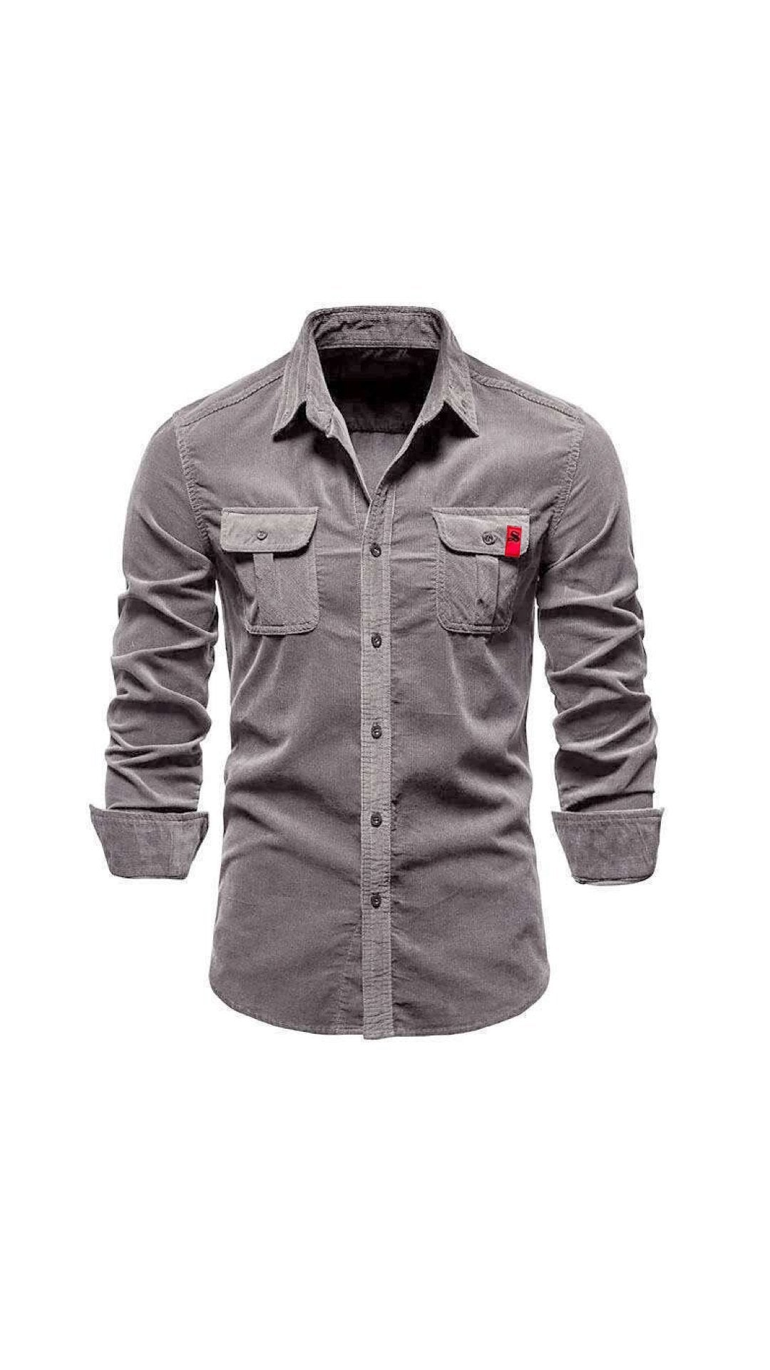 Cowboy #3 - Long Sleeves Shirt for Men - Sarman Fashion - Wholesale Clothing Fashion Brand for Men from Canada