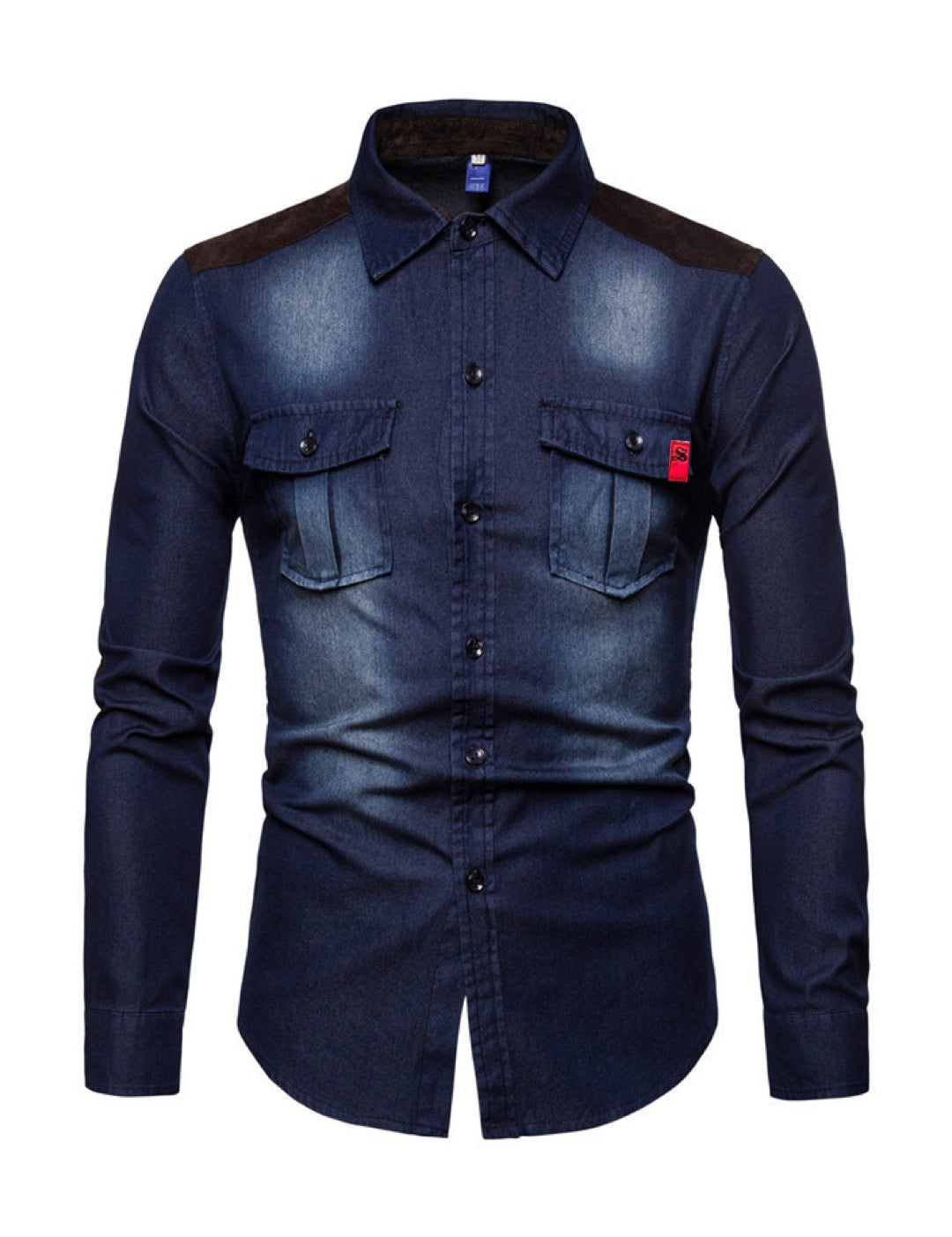 Cowboy #5 - Long Sleeves Shirt for Men - Sarman Fashion - Wholesale Clothing Fashion Brand for Men from Canada