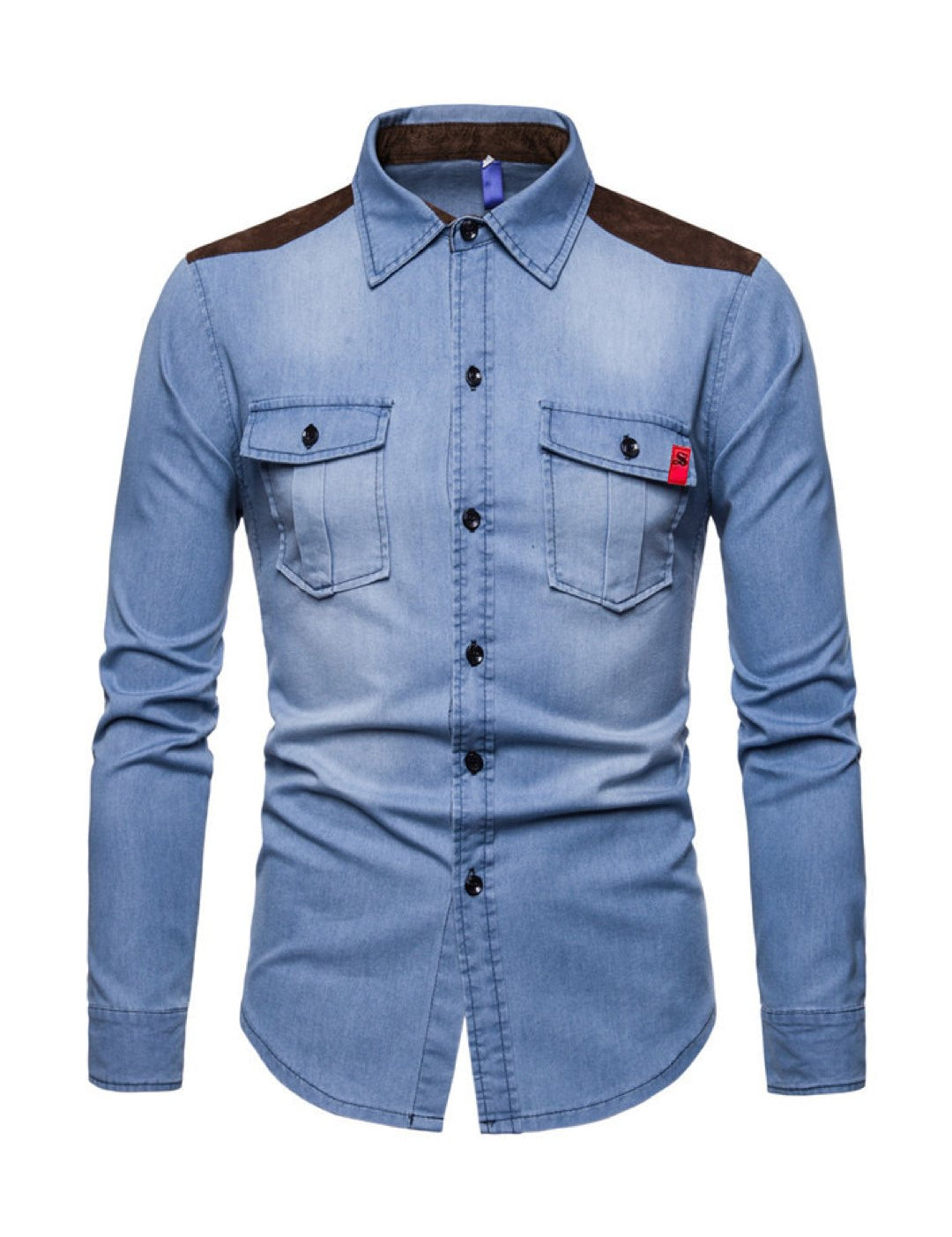 Cowboy #5 - Long Sleeves Shirt for Men - Sarman Fashion - Wholesale Clothing Fashion Brand for Men from Canada