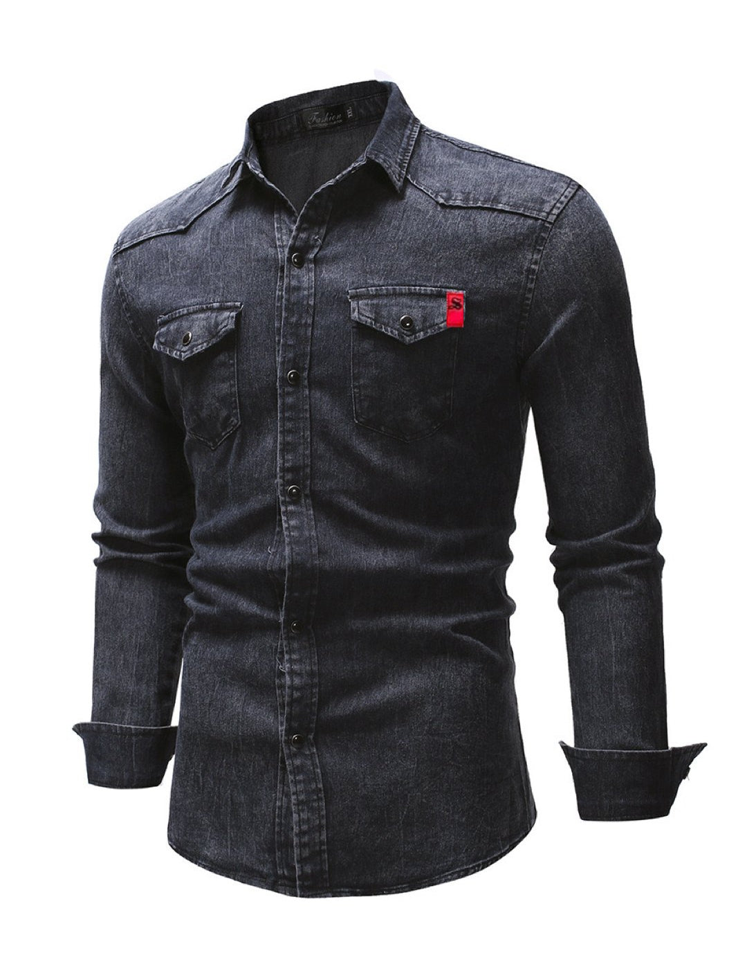 Cowboy #6 - Long Sleeves Shirt for Men - Sarman Fashion - Wholesale Clothing Fashion Brand for Men from Canada
