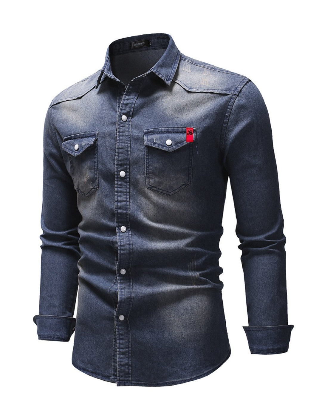 Cowboy #6 - Long Sleeves Shirt for Men - Sarman Fashion - Wholesale Clothing Fashion Brand for Men from Canada
