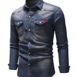 Cowboy #6 - Long Sleeves Shirt for Men - Sarman Fashion - Wholesale Clothing Fashion Brand for Men from Canada