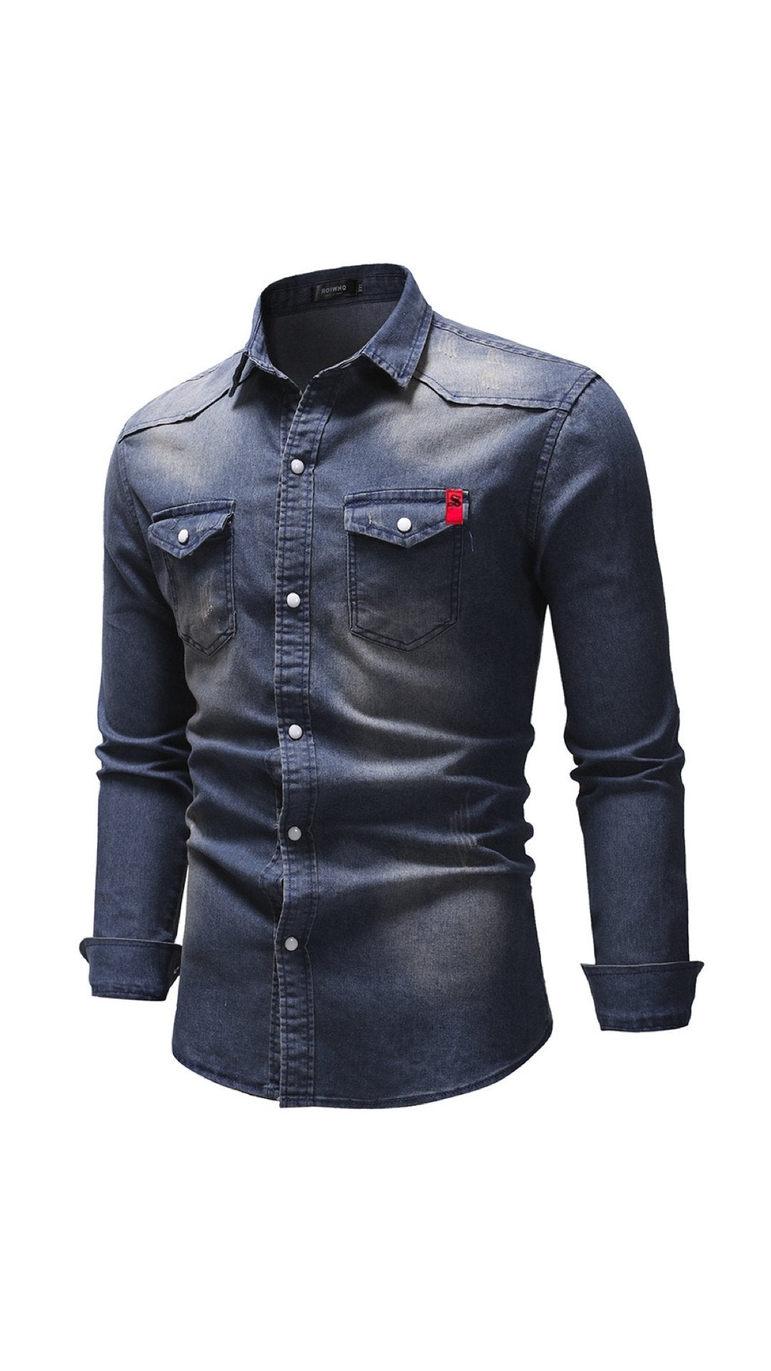 Cowboy #6 - Long Sleeves Shirt for Men - Sarman Fashion - Wholesale Clothing Fashion Brand for Men from Canada