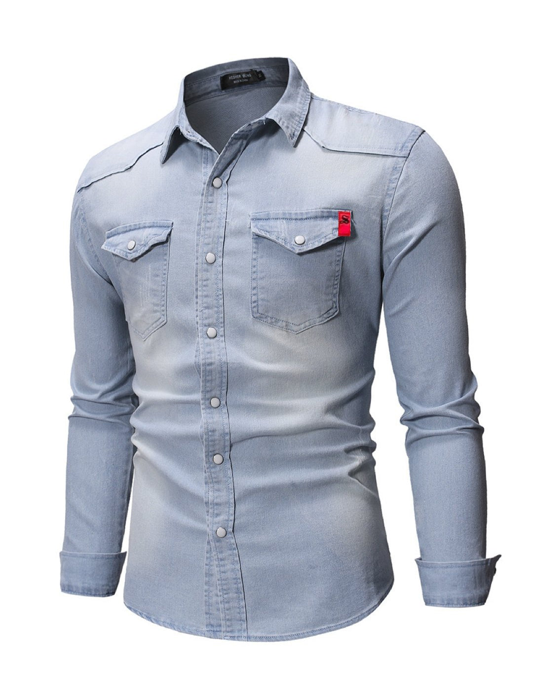 Cowboy #6 - Long Sleeves Shirt for Men - Sarman Fashion - Wholesale Clothing Fashion Brand for Men from Canada