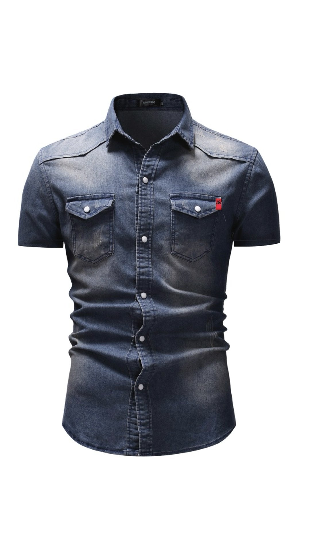 Cowboy #7 - Short Sleeves Shirt for Men - Sarman Fashion - Wholesale Clothing Fashion Brand for Men from Canada
