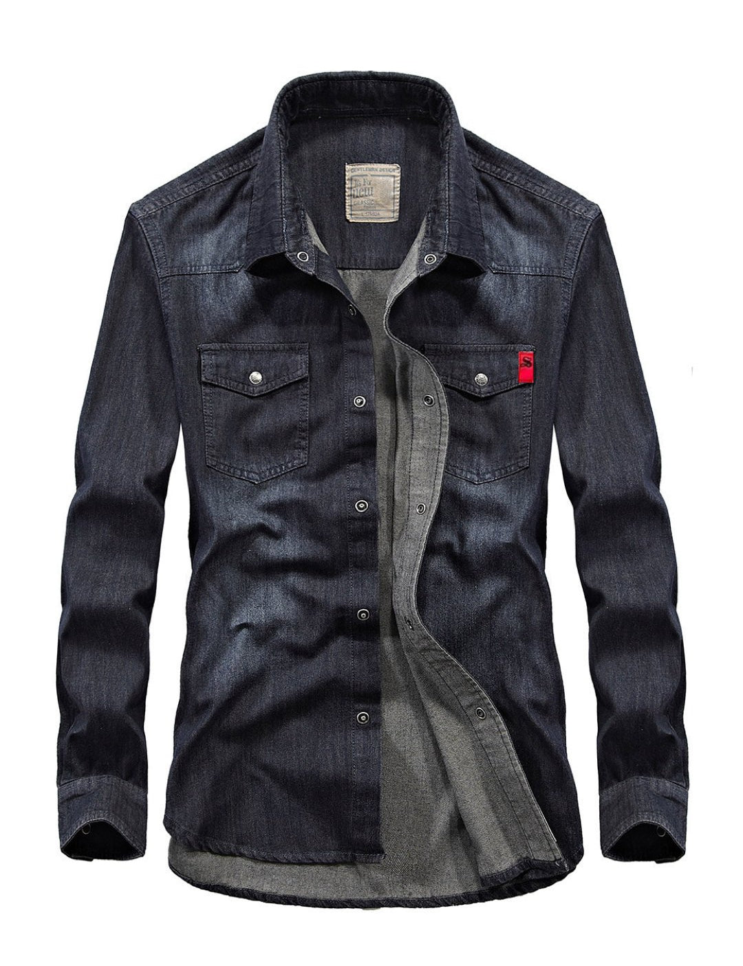 Cowboy #8 - Long Sleeves Shirt for Men - Sarman Fashion - Wholesale Clothing Fashion Brand for Men from Canada