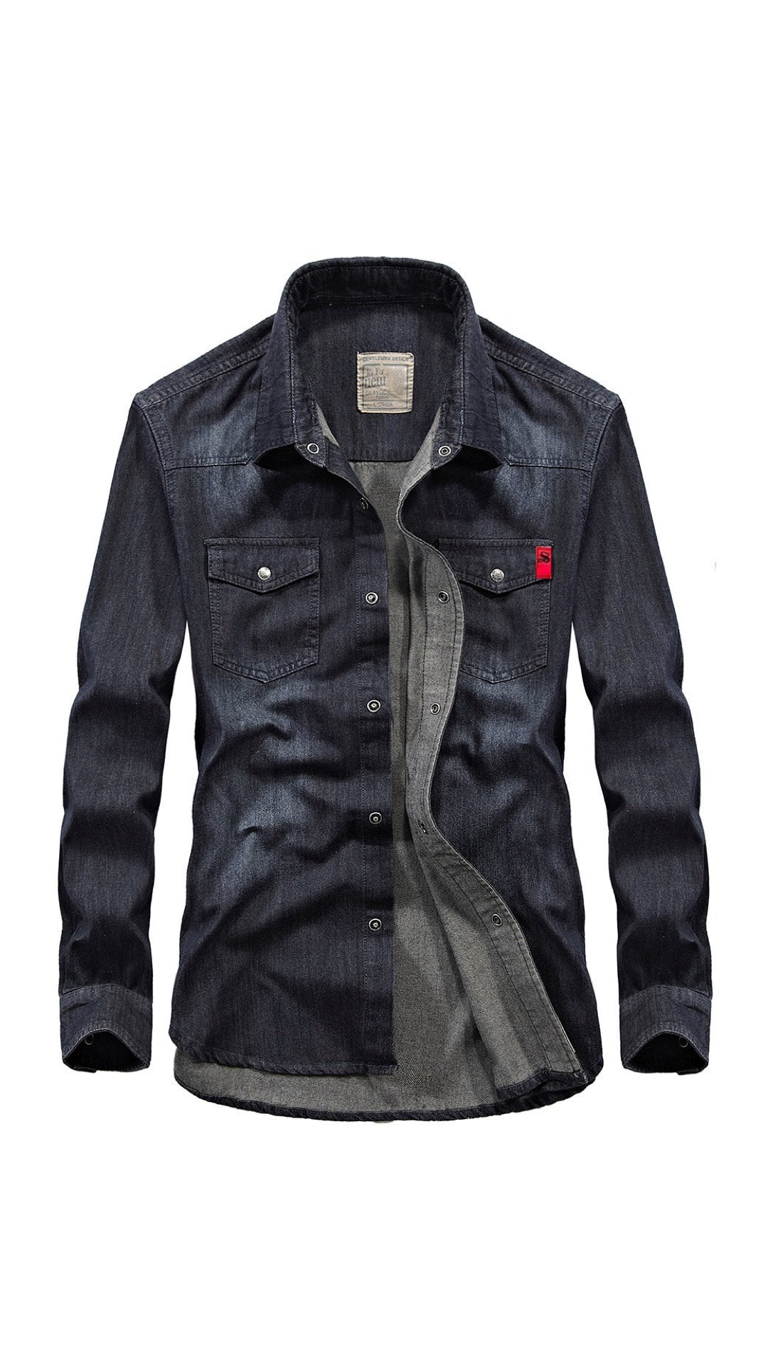 Cowboy #8 - Long Sleeves Shirt for Men - Sarman Fashion - Wholesale Clothing Fashion Brand for Men from Canada