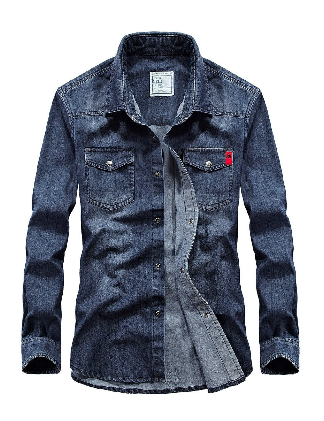 Cowboy #8 - Long Sleeves Shirt for Men - Sarman Fashion - Wholesale Clothing Fashion Brand for Men from Canada