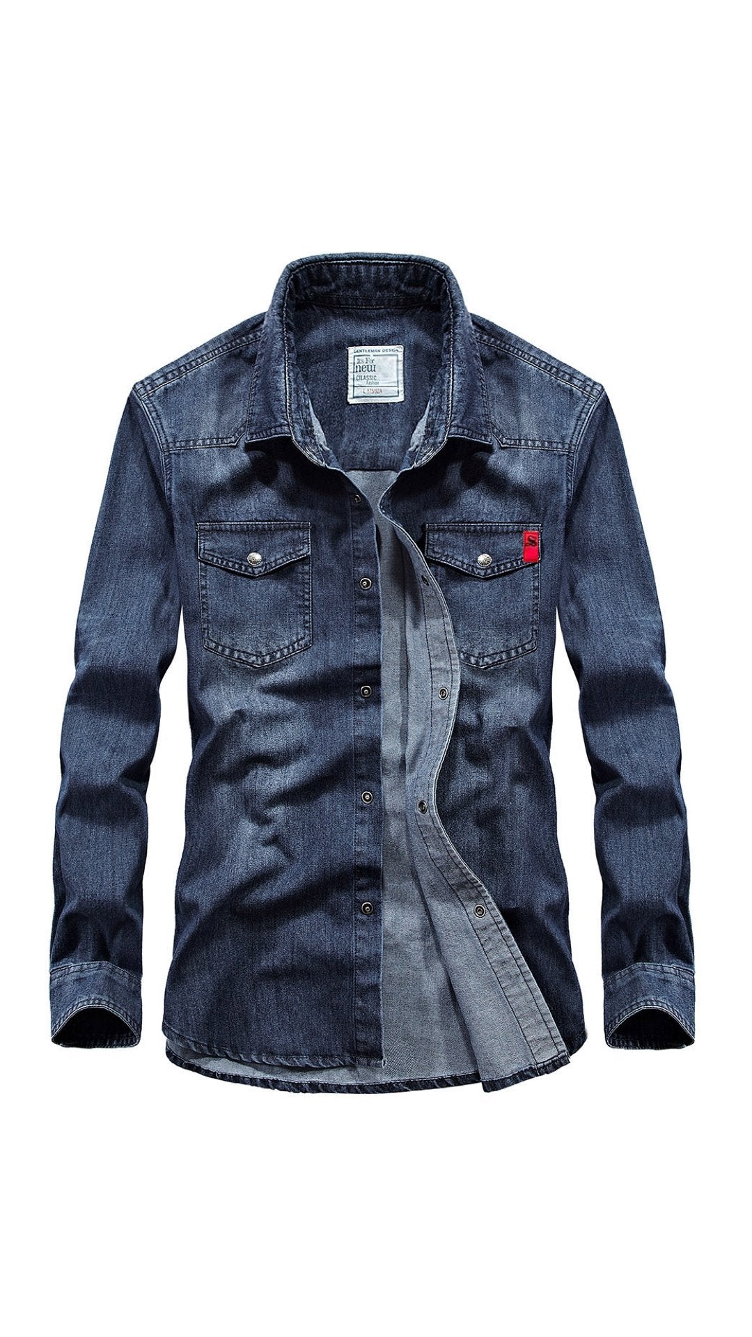 Cowboy #8 - Long Sleeves Shirt for Men - Sarman Fashion - Wholesale Clothing Fashion Brand for Men from Canada