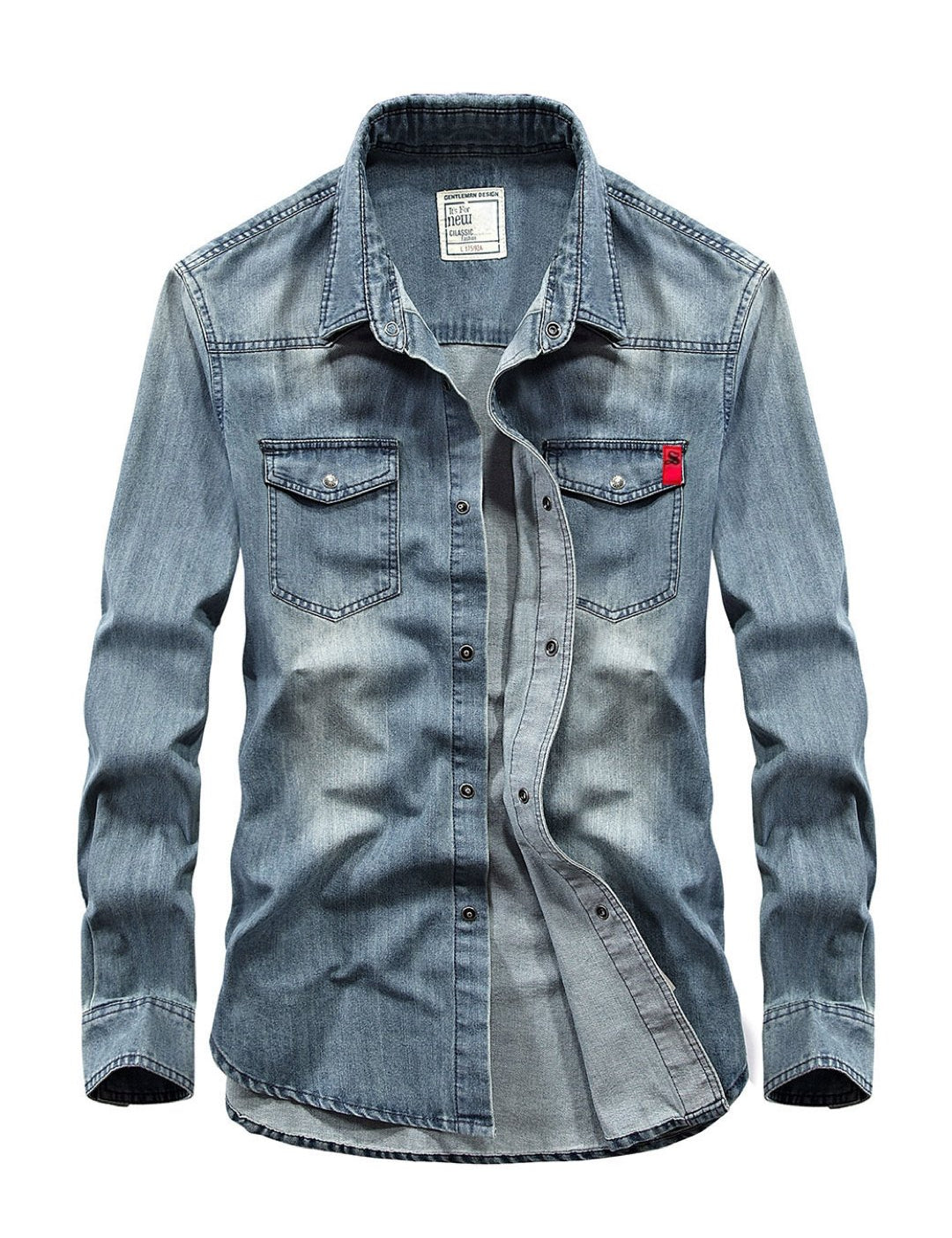 Cowboy #8 - Long Sleeves Shirt for Men - Sarman Fashion - Wholesale Clothing Fashion Brand for Men from Canada