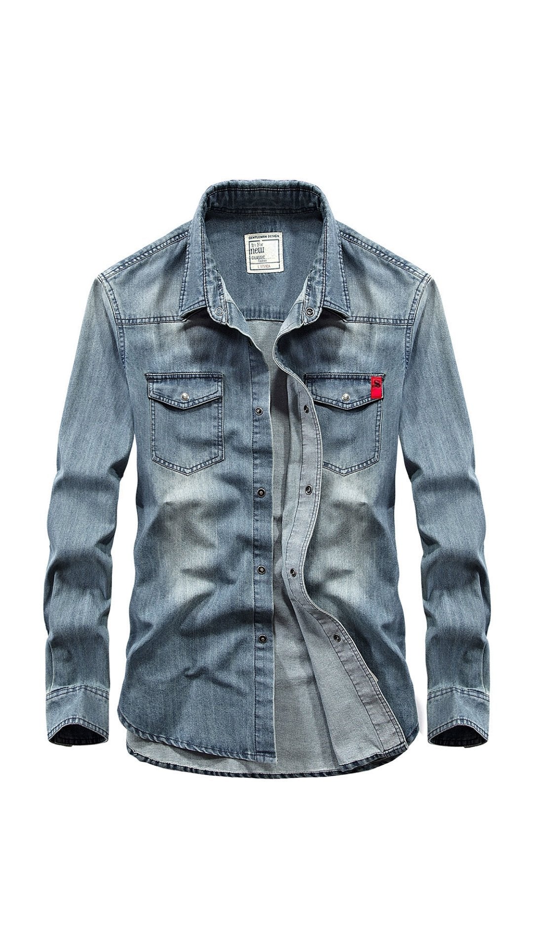 Cowboy #8 - Long Sleeves Shirt for Men - Sarman Fashion - Wholesale Clothing Fashion Brand for Men from Canada