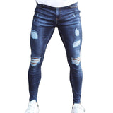 Creation - Dark Blue Skinny Jeans for Men - Sarman Fashion - Wholesale Clothing Fashion Brand for Men from Canada