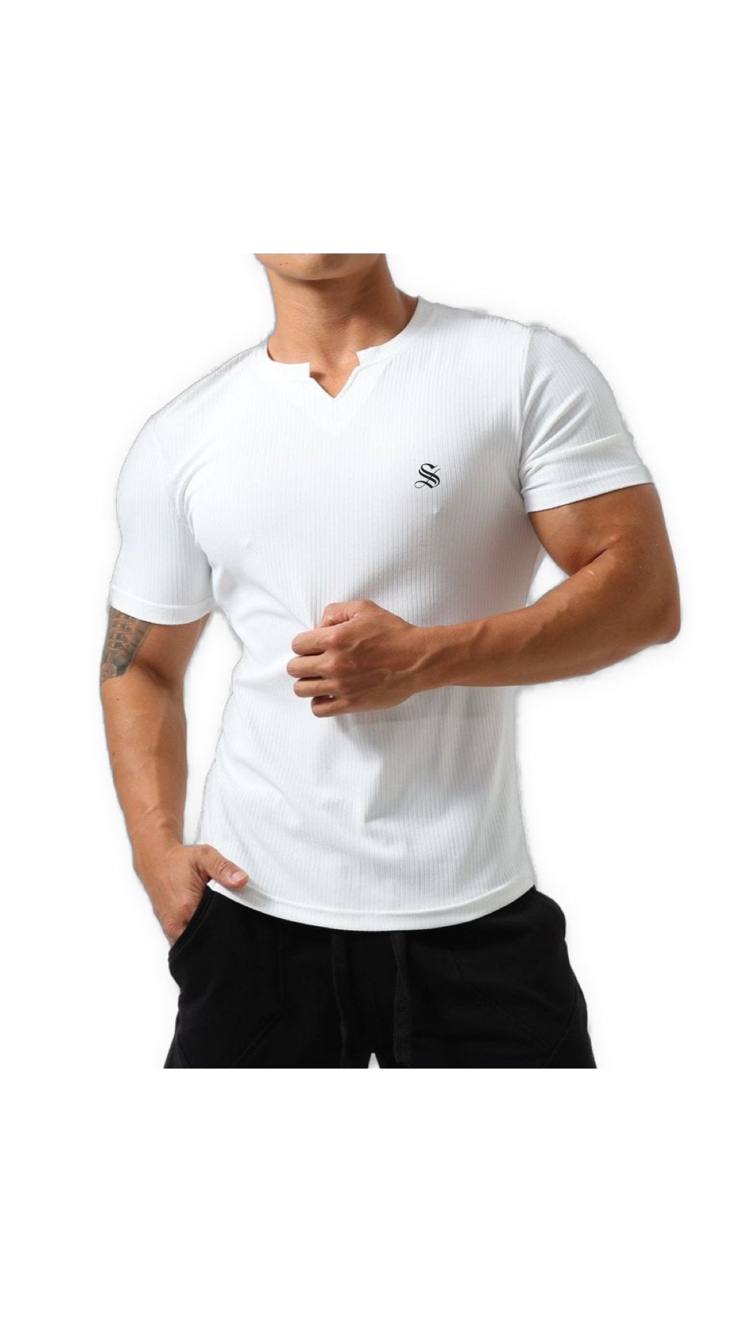 Cremlia - T-Shirt for Men - Sarman Fashion - Wholesale Clothing Fashion Brand for Men from Canada