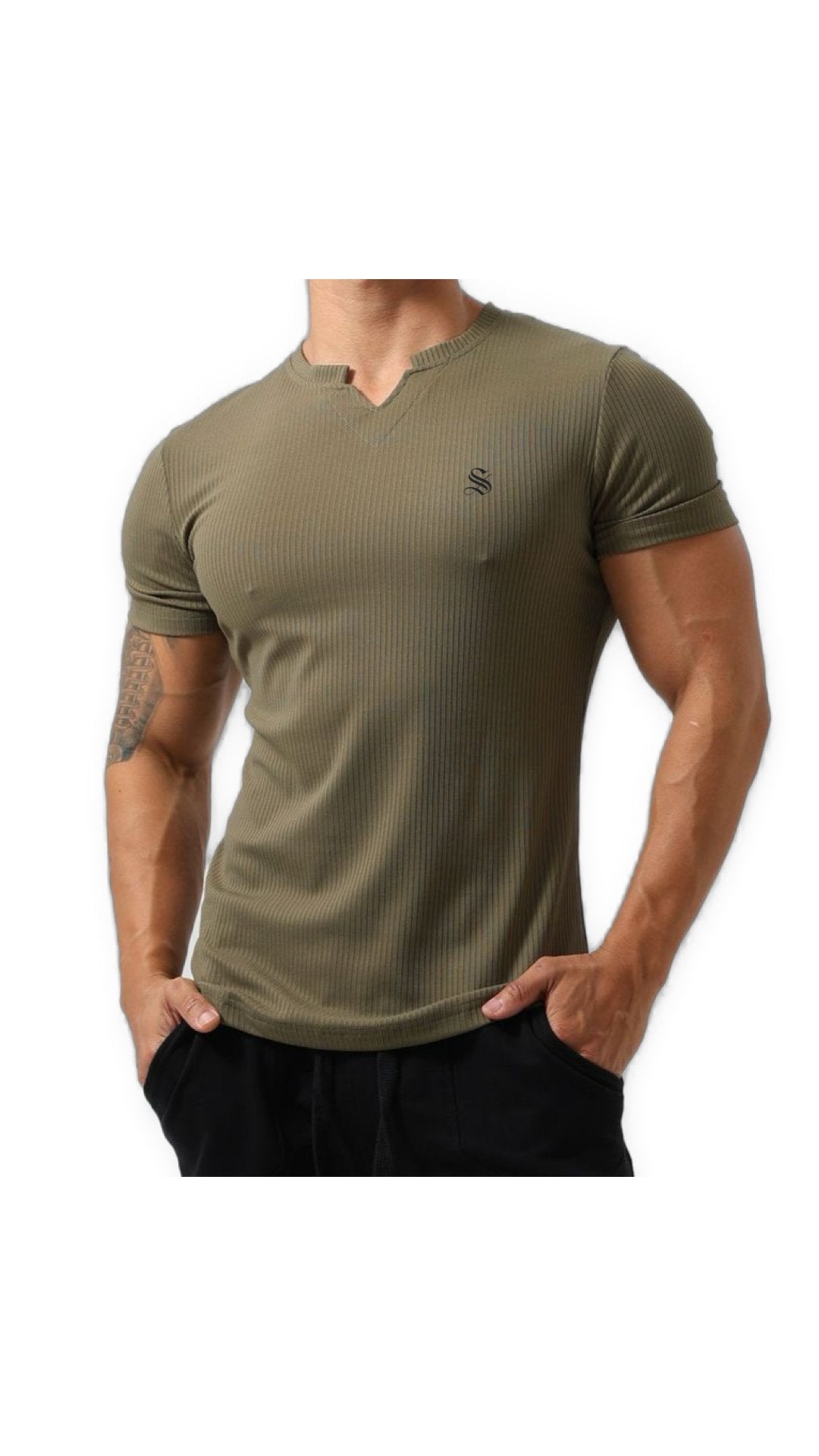 Cremlia - T-Shirt for Men - Sarman Fashion - Wholesale Clothing Fashion Brand for Men from Canada