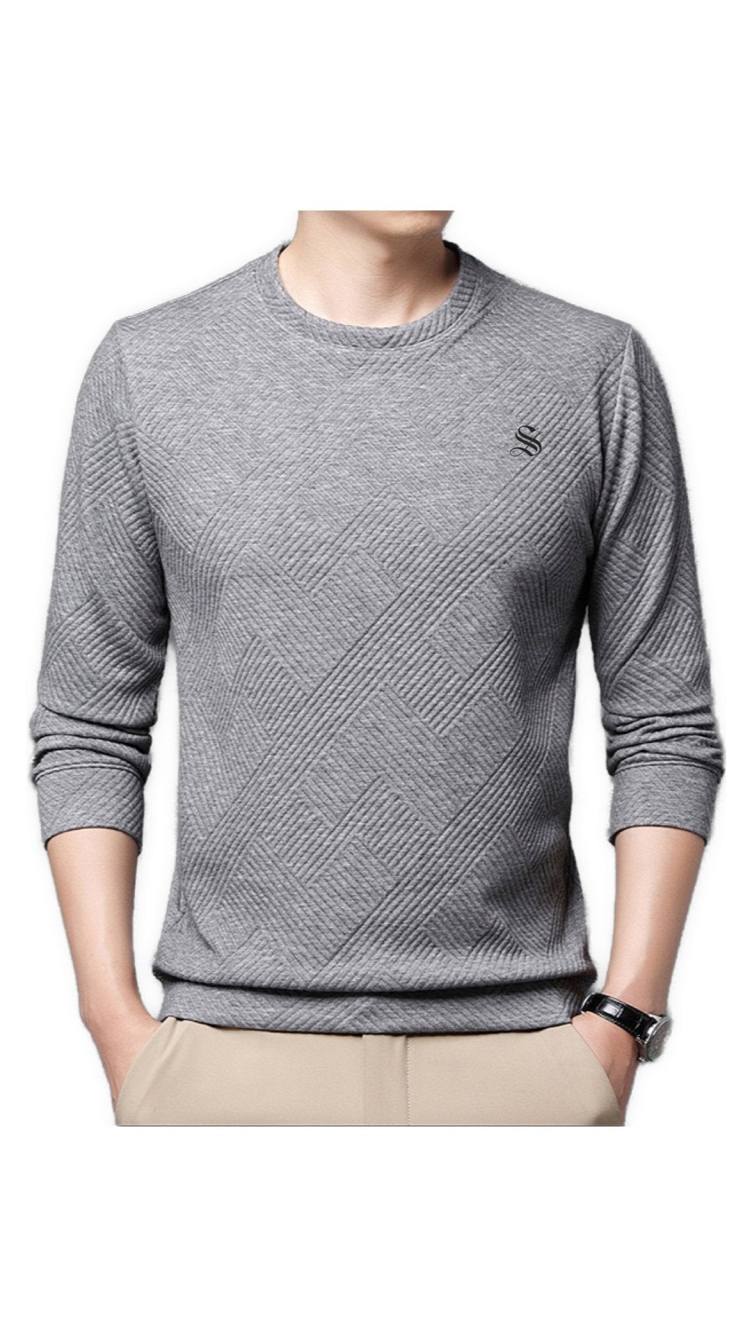 CrossFo - Long Sleeve Shirt for Men - Sarman Fashion - Wholesale Clothing Fashion Brand for Men from Canada